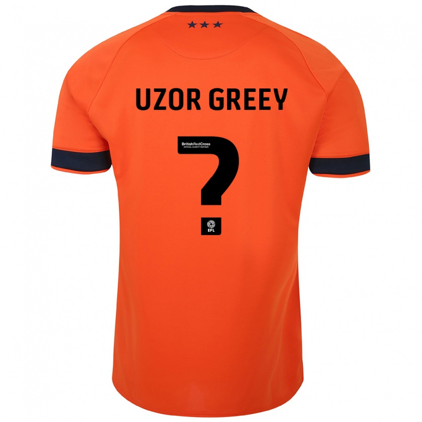 Kandiny Niño Camiseta Chuks Uzor-Greey #0 Naranja 2ª Equipación 2023/24 La Camisa Chile