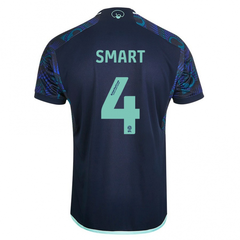 Kandiny Niño Camiseta Olivia Smart #4 Azul 2ª Equipación 2023/24 La Camisa Chile