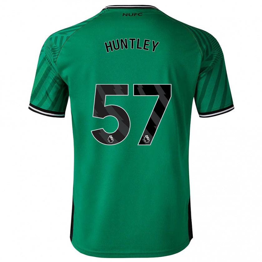 Kandiny Niño Camiseta James Huntley #57 Verde 2ª Equipación 2023/24 La Camisa Chile