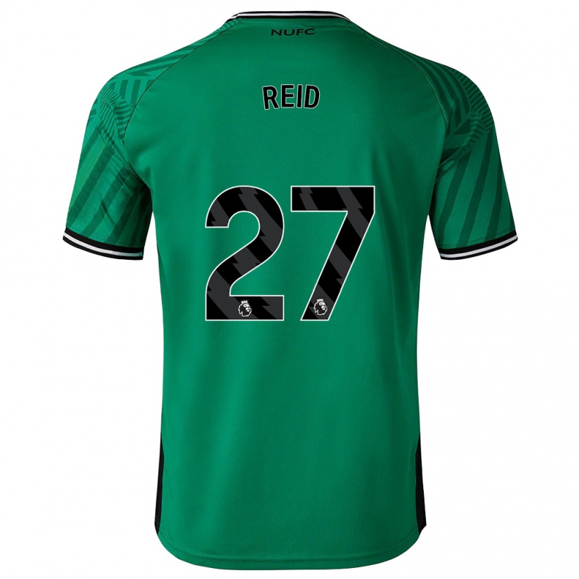 Kandiny Niño Camiseta Hannah Reid #27 Verde 2ª Equipación 2023/24 La Camisa Chile
