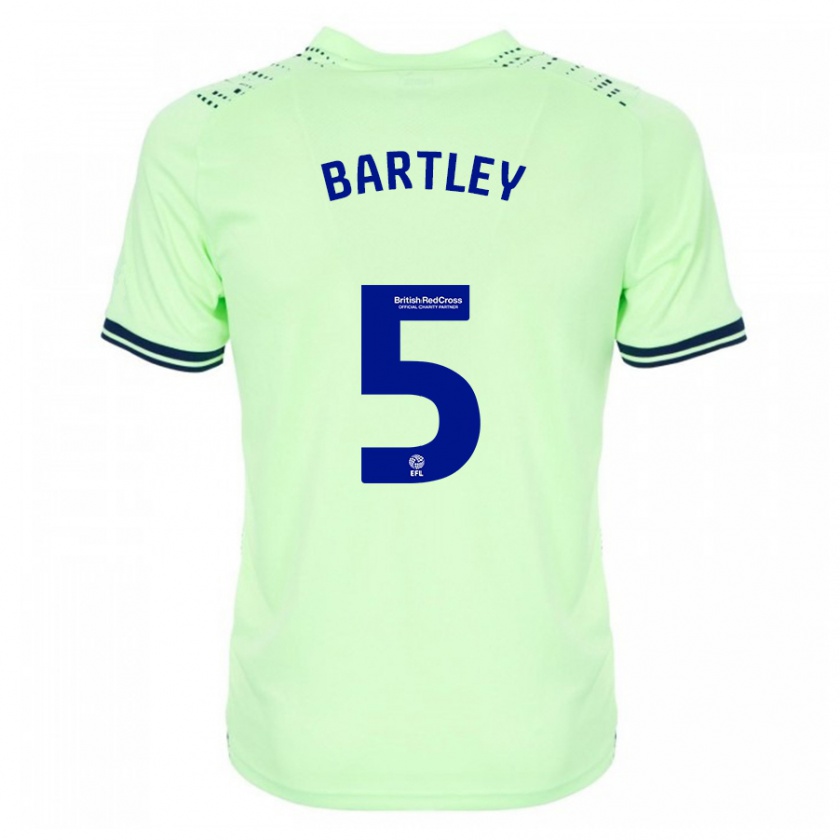 Kandiny Niño Camiseta Kyle Bartley #5 Armada 2ª Equipación 2023/24 La Camisa Chile