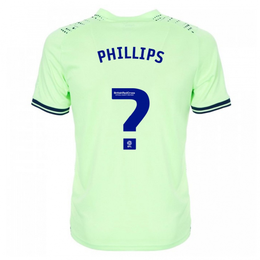 Kandiny Niño Camiseta Narel Phillips #0 Armada 2ª Equipación 2023/24 La Camisa Chile