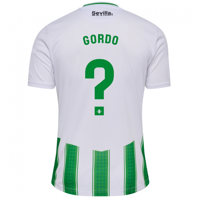 Kandiny Hombre Camiseta Josan Gordo #0 Blanco 1ª Equipación 2023/24 La Camisa Chile