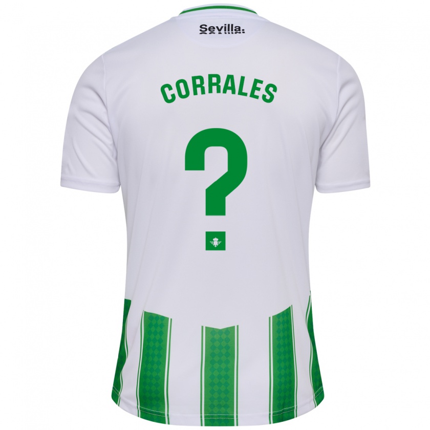 Kandiny Hombre Camiseta Fran Corrales #0 Blanco 1ª Equipación 2023/24 La Camisa Chile