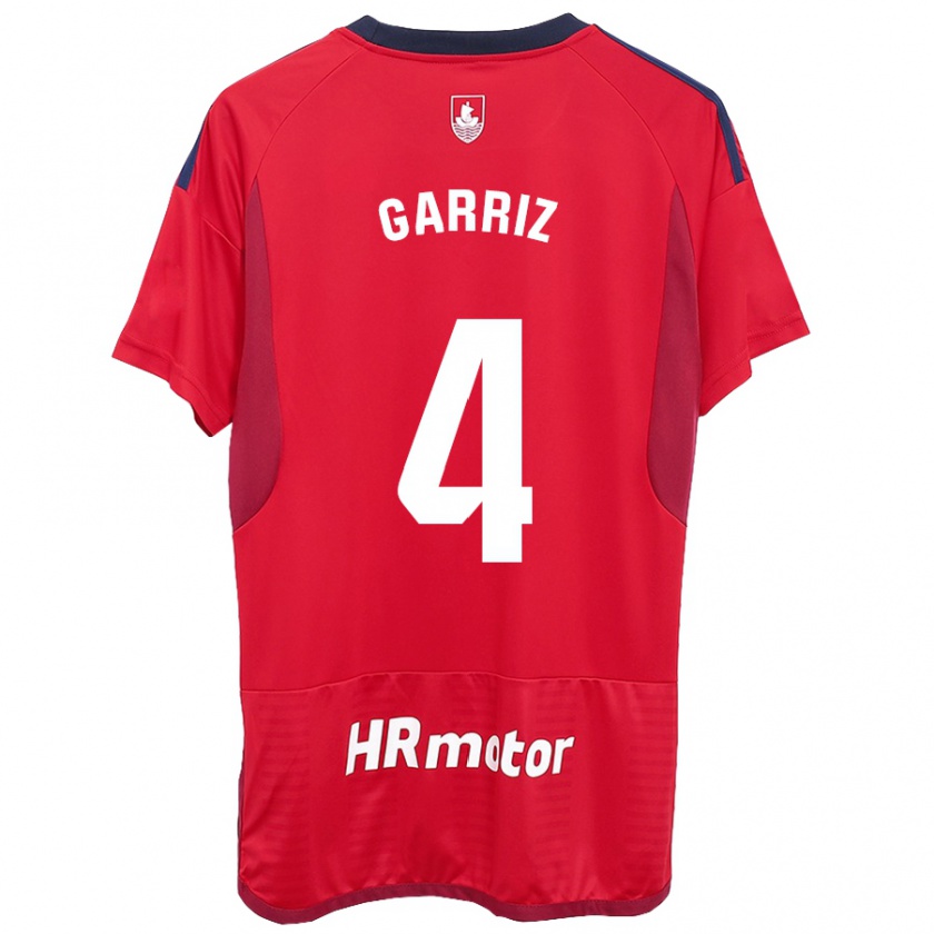 Kandiny Hombre Camiseta Ibaider Garriz #4 Rojo 1ª Equipación 2023/24 La Camisa Chile