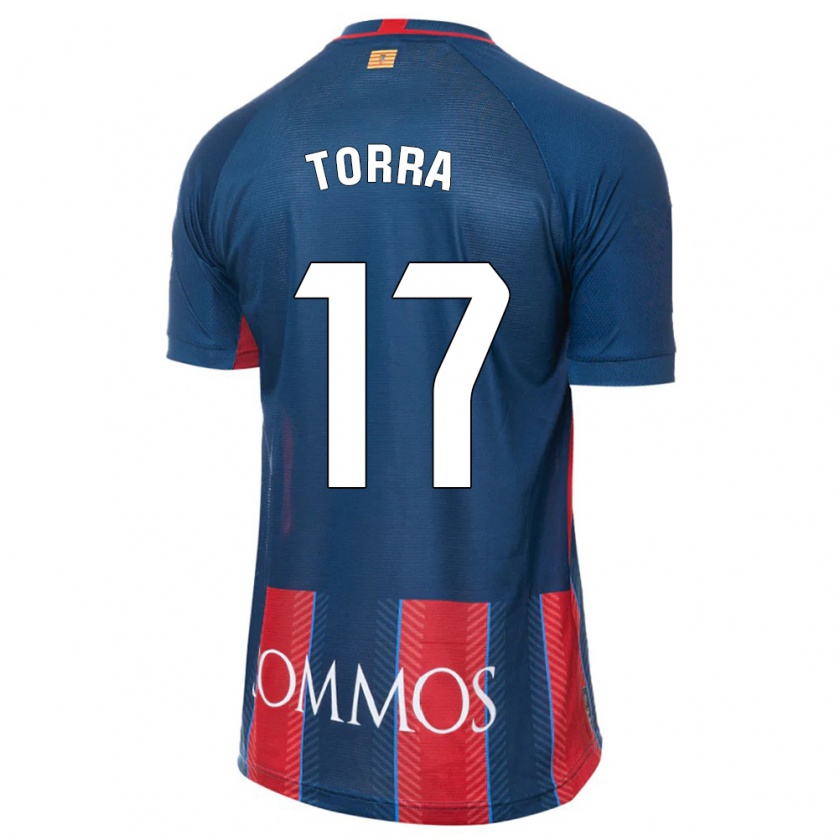 Kandiny Hombre Camiseta Marc Torra #17 Armada 1ª Equipación 2023/24 La Camisa Chile