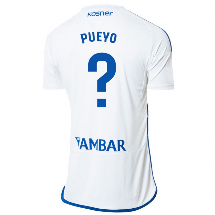 Kandiny Hombre Camiseta Alejandro Monserrate Pueyo #0 Blanco 1ª Equipación 2023/24 La Camisa Chile