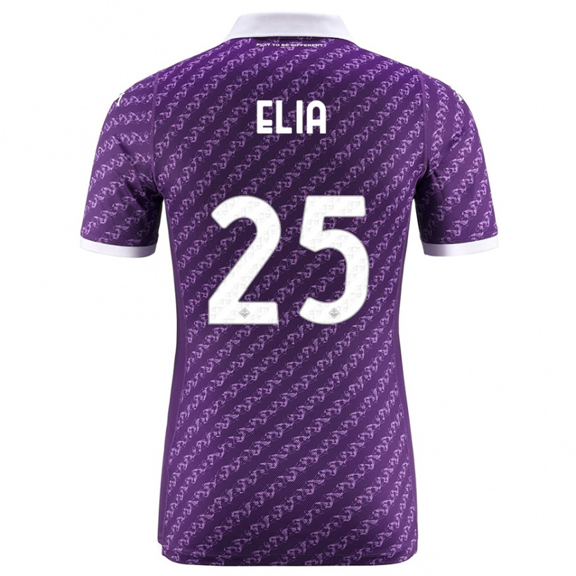 Kandiny Hombre Camiseta Mirko Elia #25 Violeta 1ª Equipación 2023/24 La Camisa Chile