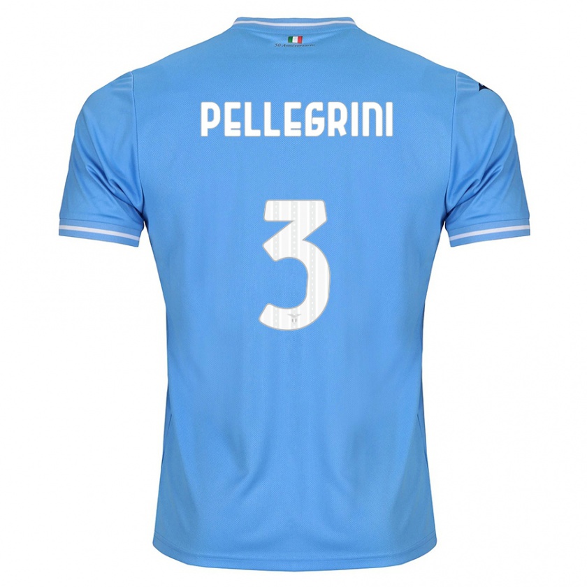 Kandiny Hombre Camiseta Luca Pellegrini #3 Azul 1ª Equipación 2023/24 La Camisa Chile
