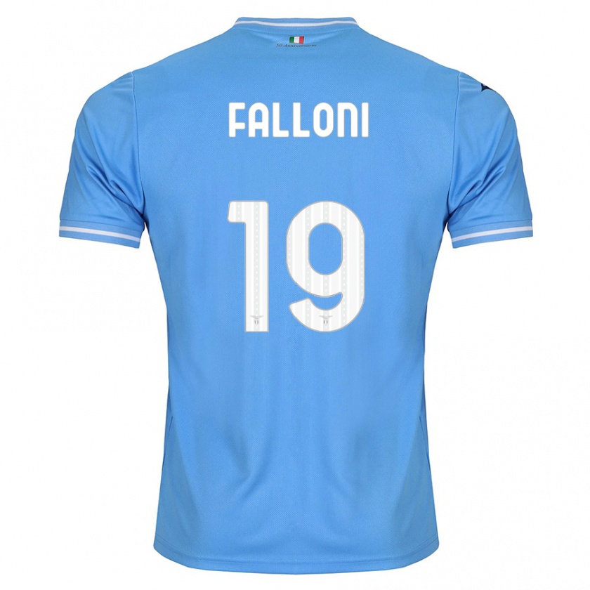 Kandiny Hombre Camiseta Ludovica Falloni #19 Azul 1ª Equipación 2023/24 La Camisa Chile