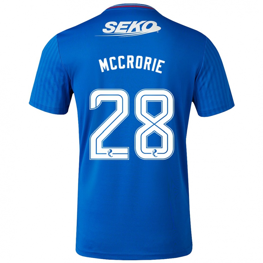 Kandiny Hombre Camiseta Robby Mccrorie #28 Azul 1ª Equipación 2023/24 La Camisa Chile