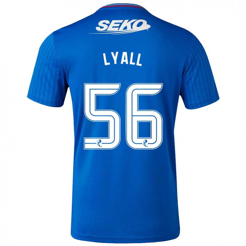 Kandiny Hombre Camiseta Arron Lyall #56 Azul 1ª Equipación 2023/24 La Camisa Chile