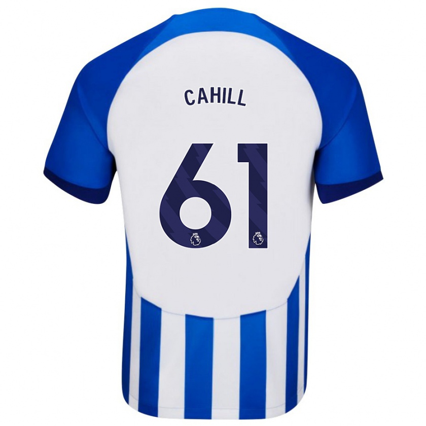 Kandiny Hombre Camiseta Killian Cahill #61 Azul 1ª Equipación 2023/24 La Camisa Chile
