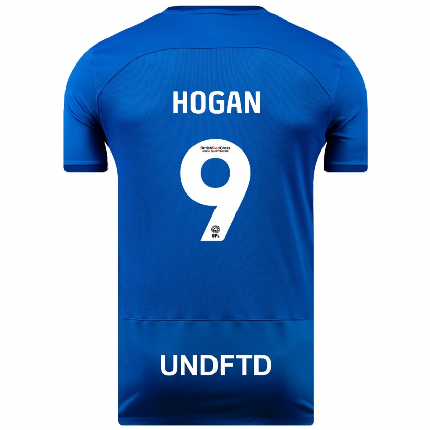 Kandiny Hombre Camiseta Scott Hogan #9 Azul 1ª Equipación 2023/24 La Camisa Chile