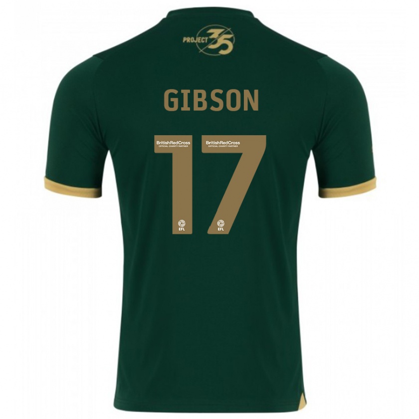 Kandiny Hombre Camiseta Lewis Gibson #17 Verde 1ª Equipación 2023/24 La Camisa Chile