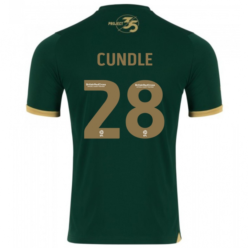 Kandiny Hombre Camiseta Luke Cundle #28 Verde 1ª Equipación 2023/24 La Camisa Chile