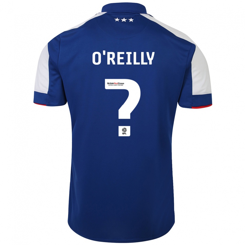Kandiny Hombre Camiseta Connor O'reilly #0 Azul 1ª Equipación 2023/24 La Camisa Chile