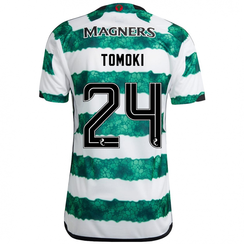 Kandiny Hombre Camiseta Tomoki Iwata #24 Verde 1ª Equipación 2023/24 La Camisa Chile