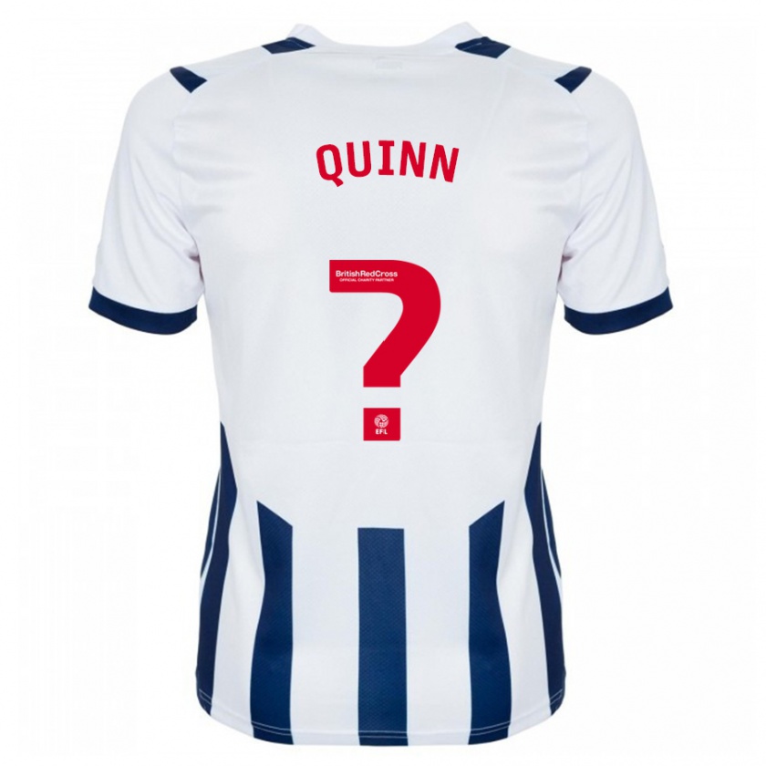 Kandiny Hombre Camiseta Keilan Quinn #0 Blanco 1ª Equipación 2023/24 La Camisa Chile