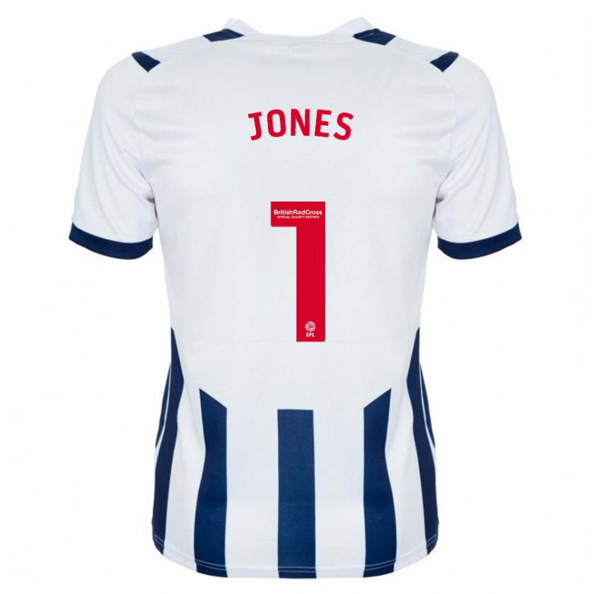 Kandiny Hombre Camiseta Lucy Jones #1 Blanco 1ª Equipación 2023/24 La Camisa Chile