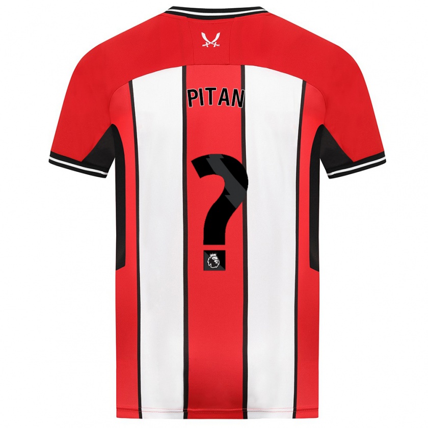 Kandiny Hombre Camiseta Levis Pitan #0 Rojo 1ª Equipación 2023/24 La Camisa Chile
