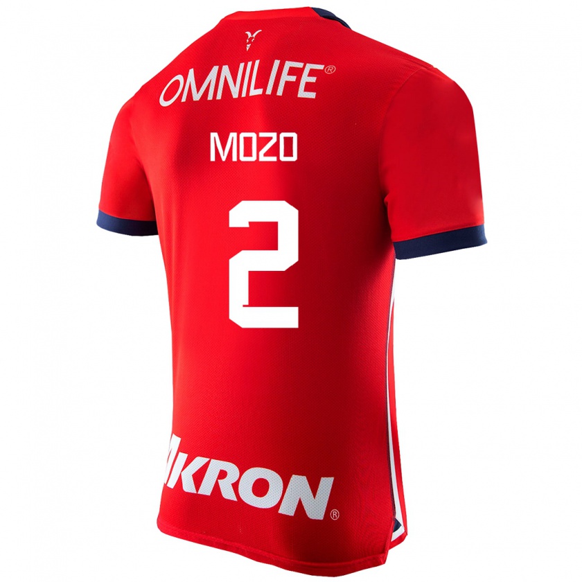 Kandiny Hombre Camiseta Alan Mozo #2 Rojo 1ª Equipación 2023/24 La Camisa Chile