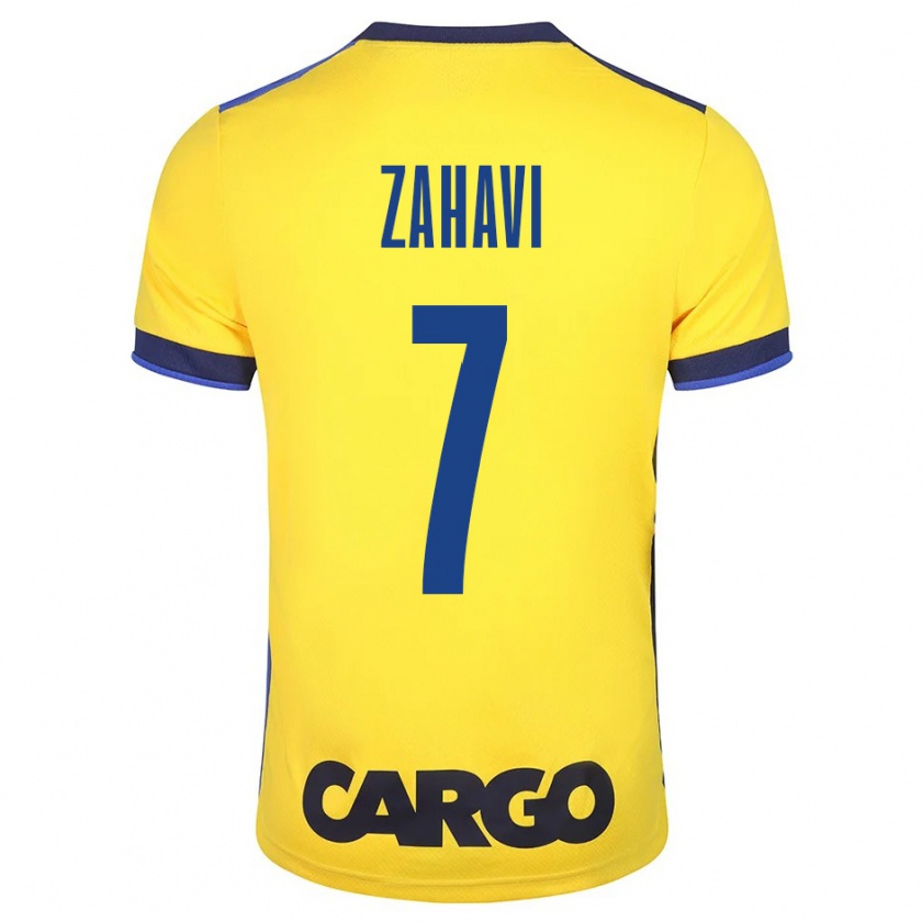 Kandiny Hombre Camiseta Eran Zahavi #7 Amarillo 1ª Equipación 2023/24 La Camisa Chile