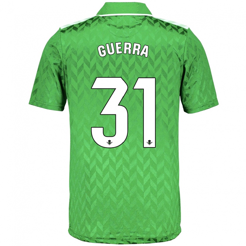 Kandiny Hombre Camiseta Ana Guerra Morcillo #31 Verde 2ª Equipación 2023/24 La Camisa Chile