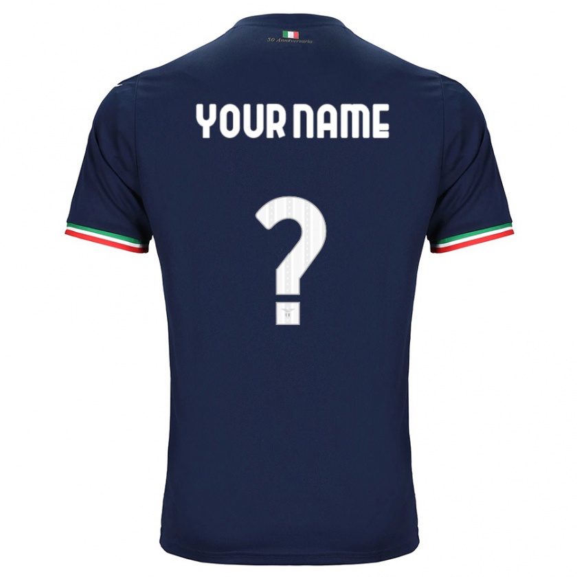 Kandiny Hombre Camiseta Su Nombre #0 Armada 2ª Equipación 2023/24 La Camisa Chile
