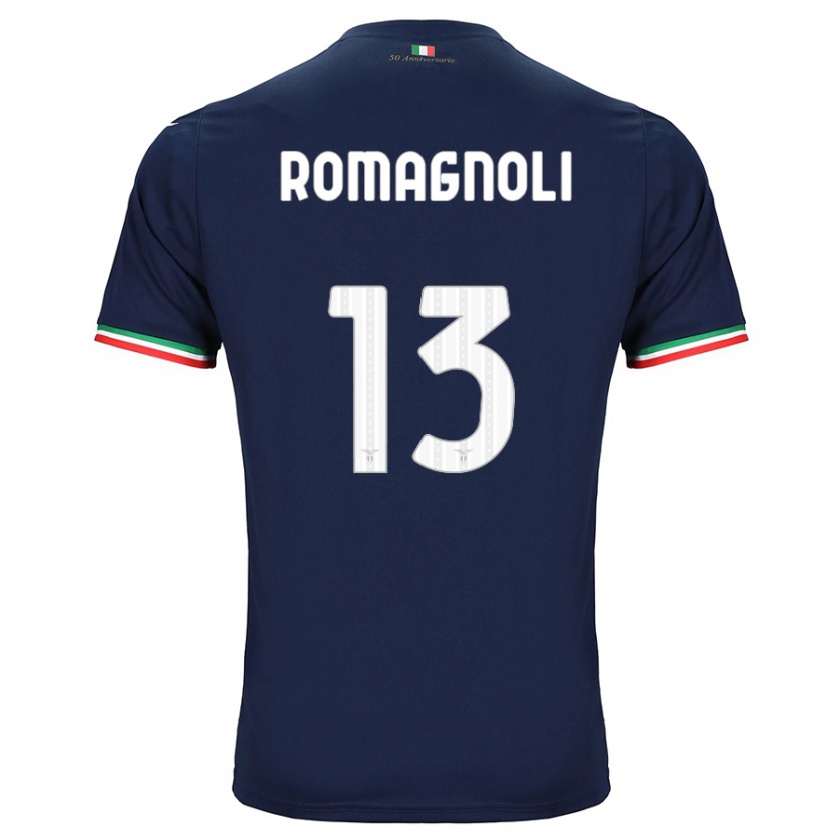 Kandiny Hombre Camiseta Alessio Romagnoli #13 Armada 2ª Equipación 2023/24 La Camisa Chile