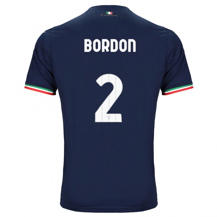 Kandiny Hombre Camiseta Filipe Bordon #2 Armada 2ª Equipación 2023/24 La Camisa Chile