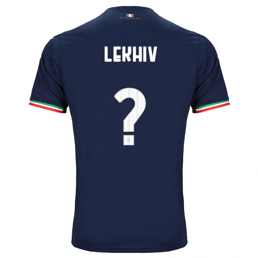 Kandiny Hombre Camiseta Maksym Lekhiv #0 Armada 2ª Equipación 2023/24 La Camisa Chile