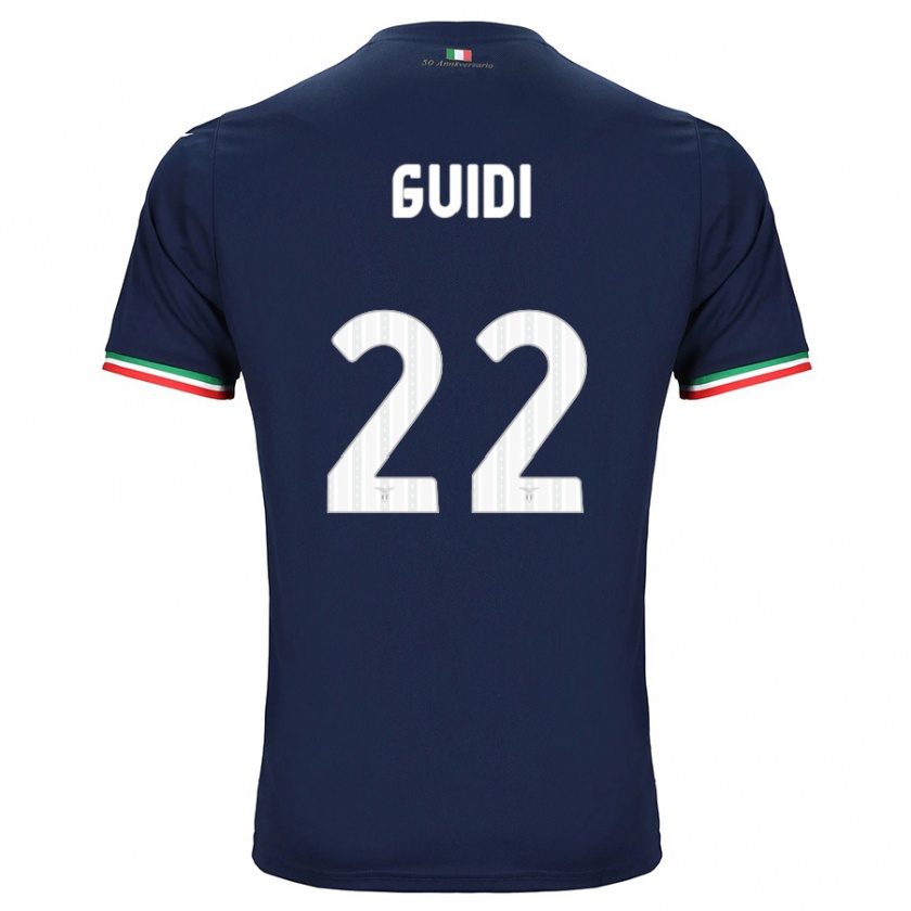 Kandiny Hombre Camiseta Emma Guidi #22 Armada 2ª Equipación 2023/24 La Camisa Chile
