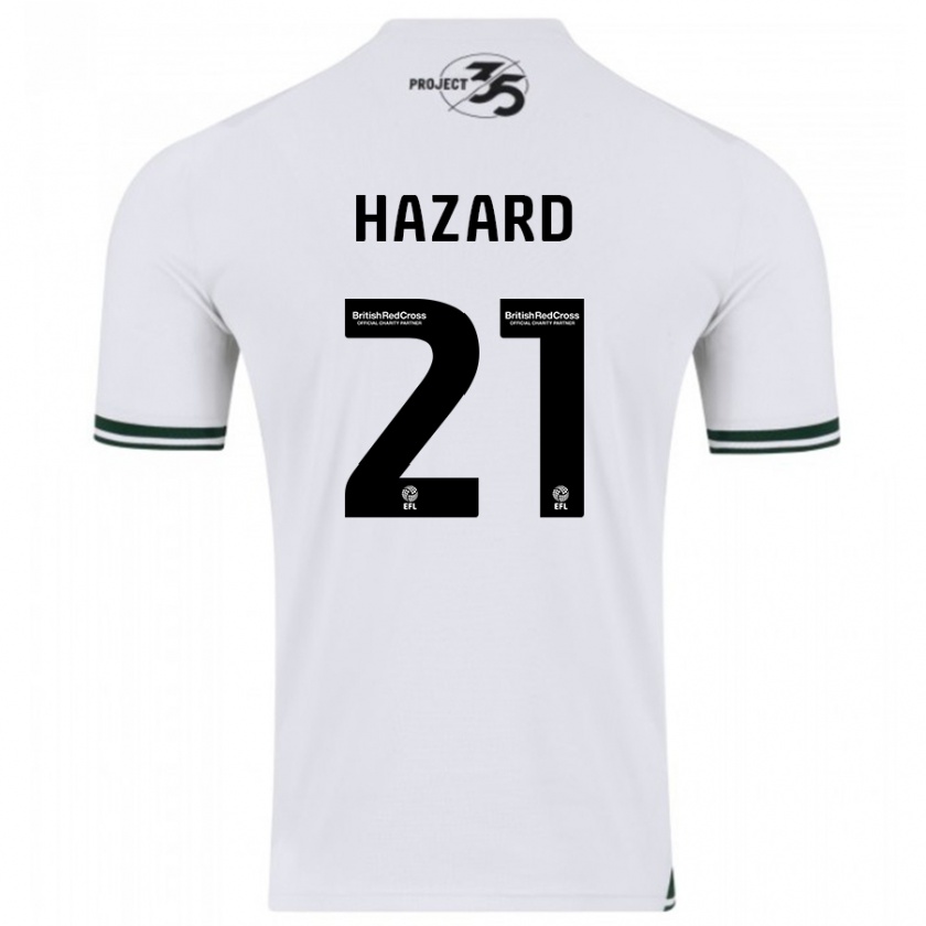 Kandiny Hombre Camiseta Conor Hazard #21 Blanco 2ª Equipación 2023/24 La Camisa Chile