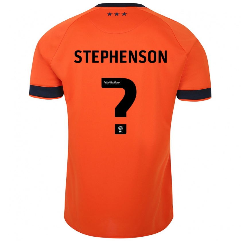 Kandiny Hombre Camiseta Sean Stephenson #0 Naranja 2ª Equipación 2023/24 La Camisa Chile