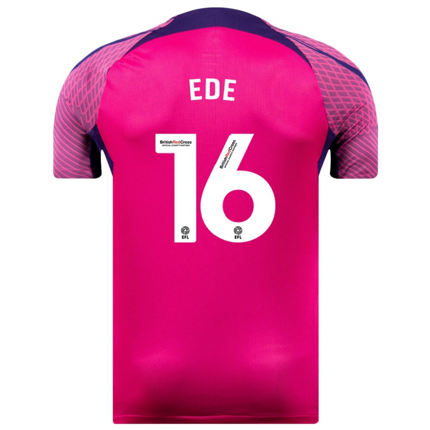 Kandiny Hombre Camiseta Grace Ede #16 Morado 2ª Equipación 2023/24 La Camisa Chile