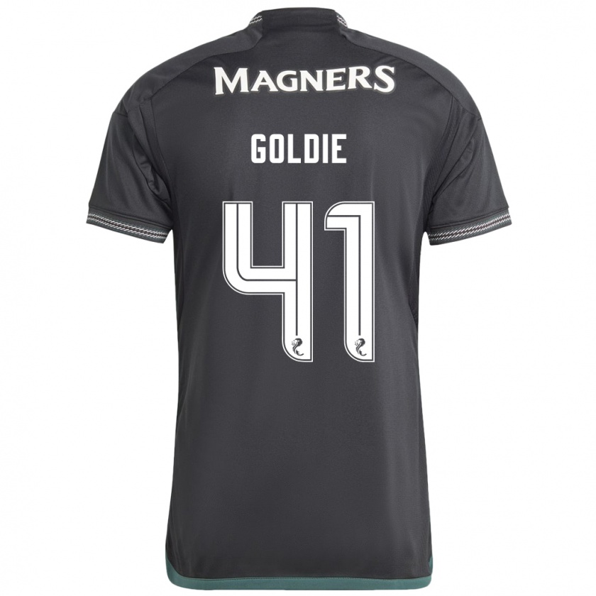 Kandiny Hombre Camiseta Clare Goldie #41 Negro 2ª Equipación 2023/24 La Camisa Chile