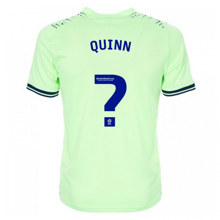 Kandiny Hombre Camiseta Keilan Quinn #0 Armada 2ª Equipación 2023/24 La Camisa Chile