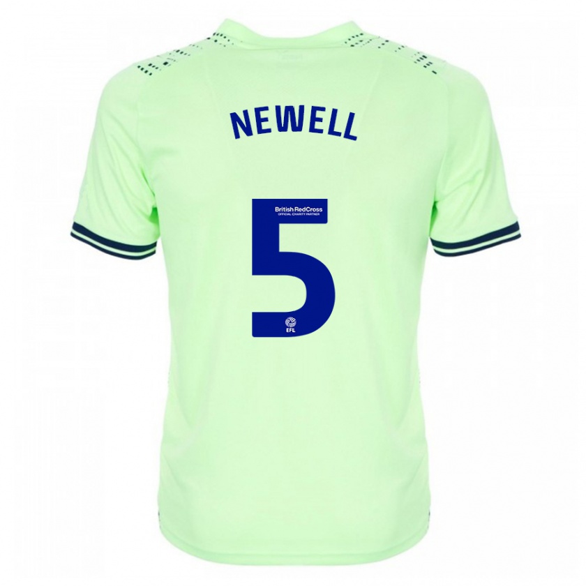 Kandiny Hombre Camiseta Lucy Newell #5 Armada 2ª Equipación 2023/24 La Camisa Chile