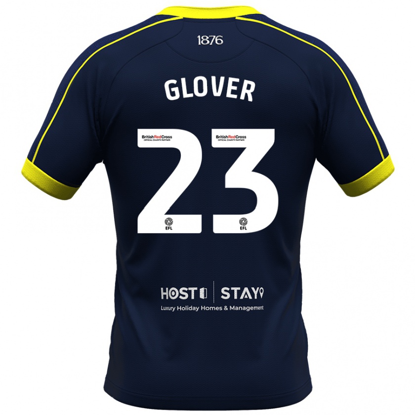 Kandiny Hombre Camiseta Tom Glover #23 Armada 2ª Equipación 2023/24 La Camisa Chile