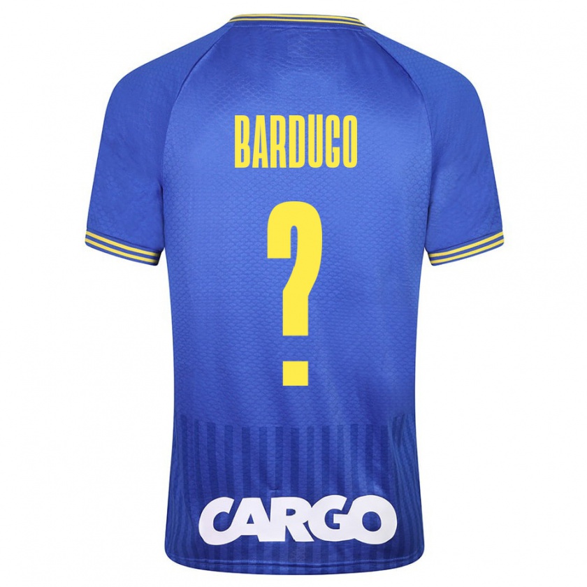 Kandiny Hombre Camiseta Ori Bardugo #0 Azul 2ª Equipación 2023/24 La Camisa Chile