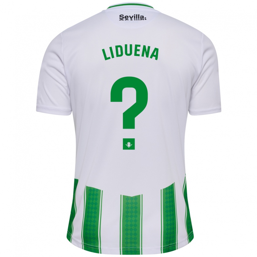 Kandiny Mujer Camiseta Rubén Lidueña #0 Blanco 1ª Equipación 2023/24 La Camisa Chile