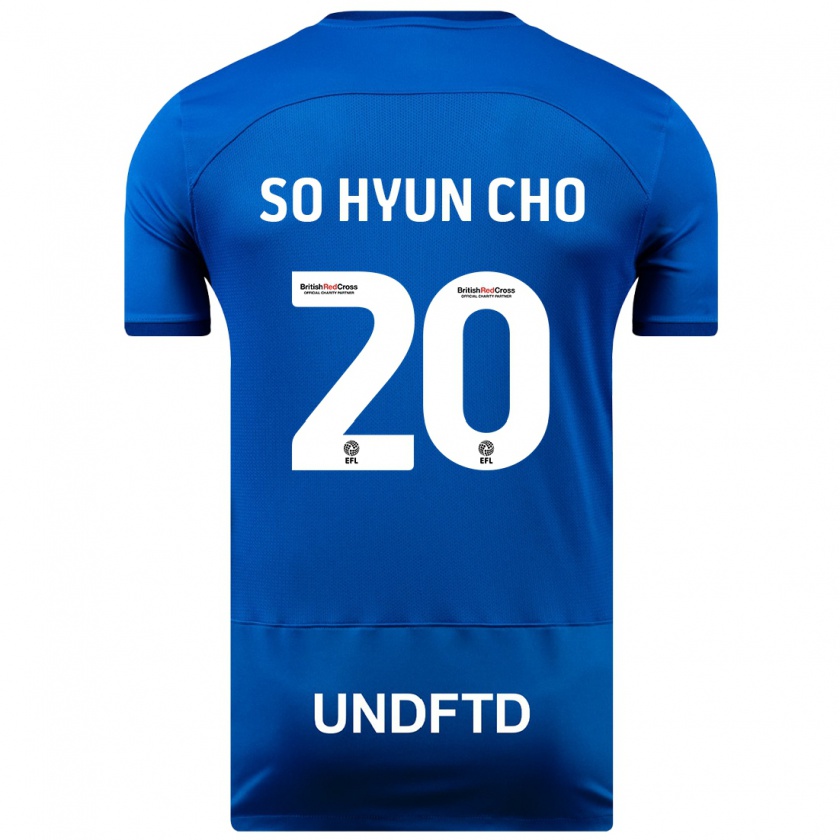Kandiny Mujer Camiseta Cho So-Hyun #20 Azul 1ª Equipación 2023/24 La Camisa Chile
