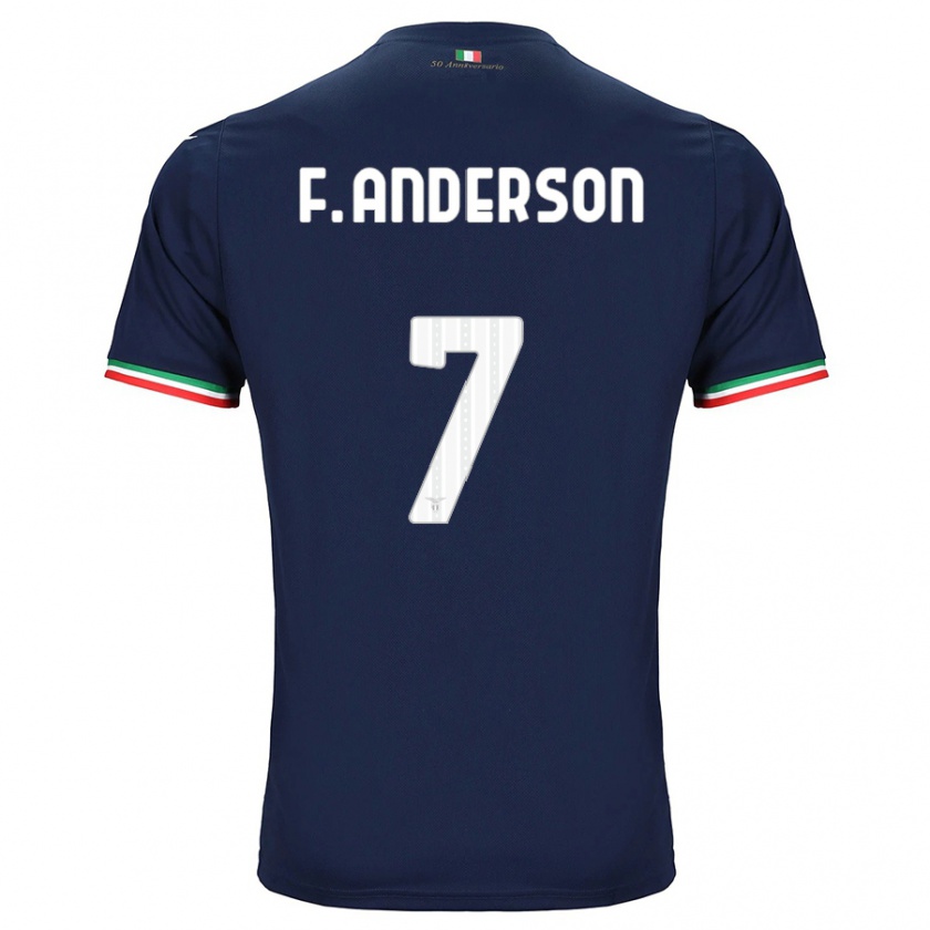 Kandiny Mujer Camiseta Felipe Anderson #7 Armada 2ª Equipación 2023/24 La Camisa Chile