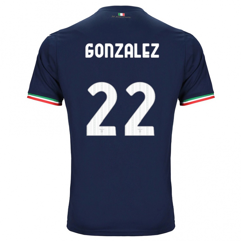 Kandiny Mujer Camiseta Diego González #22 Armada 2ª Equipación 2023/24 La Camisa Chile