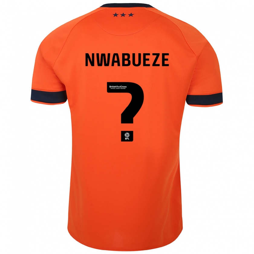 Kandiny Mujer Camiseta Jesse Nwabueze #0 Naranja 2ª Equipación 2023/24 La Camisa Chile