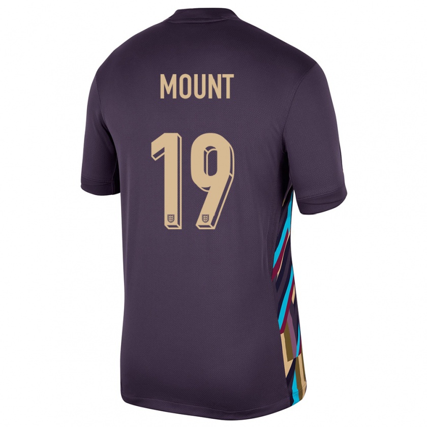 Kandiny Hombre Camiseta Inglaterra Mason Mount #19 Pasa Oscura 2ª Equipación 24-26 La Camisa Chile