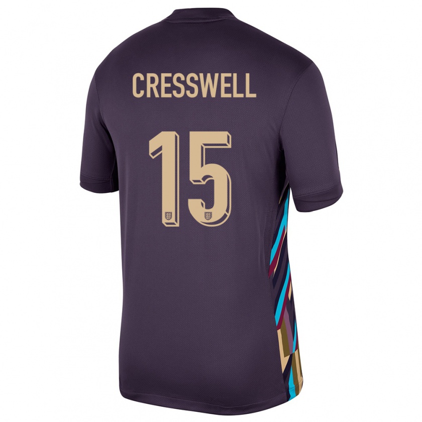 Kandiny Hombre Camiseta Inglaterra Charlie Cresswell #15 Pasa Oscura 2ª Equipación 24-26 La Camisa Chile