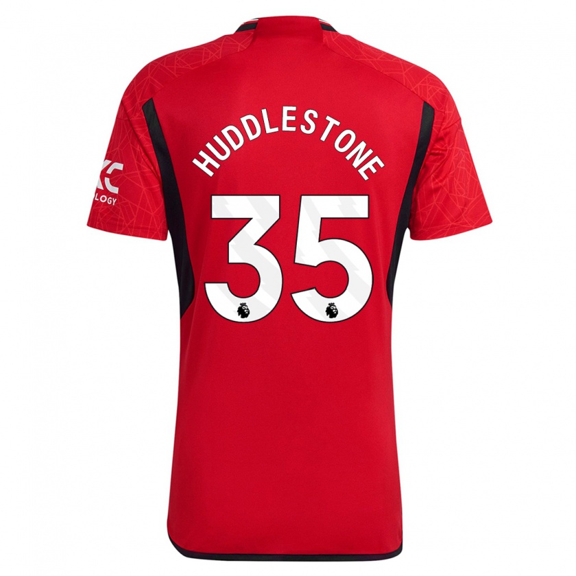 Kandiny Niño Camiseta Tom Huddlestone #35 Rojo 1ª Equipación 2023/24 La Camisa Chile