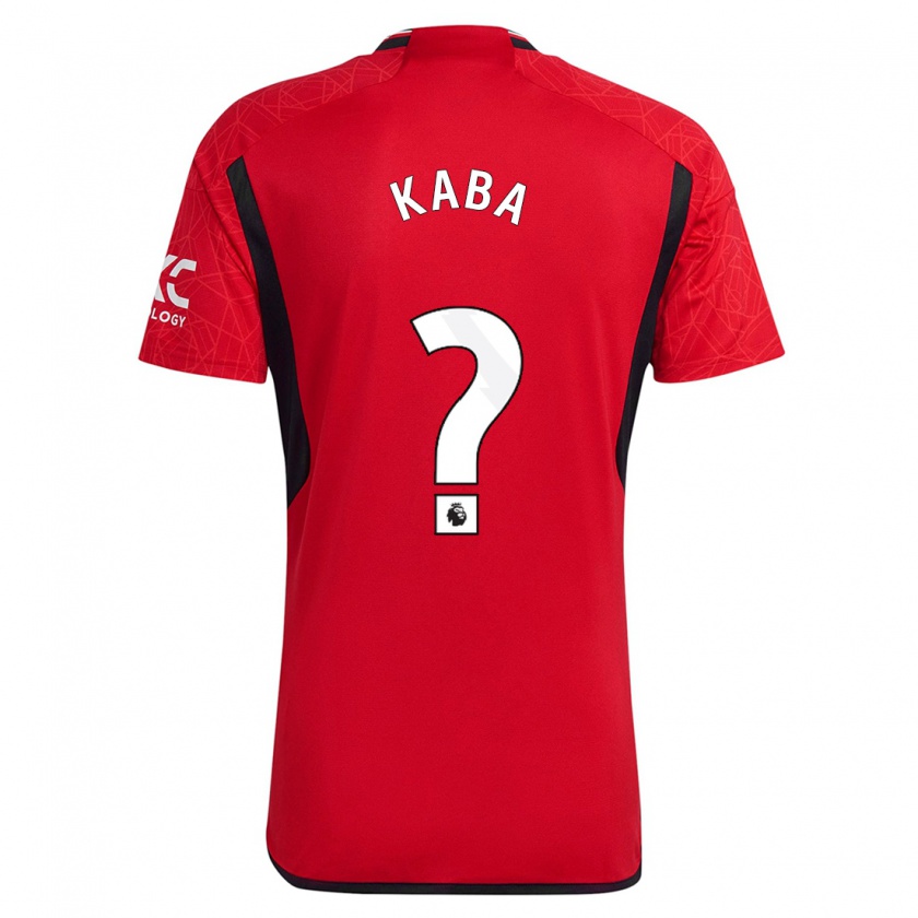Kandiny Niño Camiseta Sekou Kaba #0 Rojo 1ª Equipación 2023/24 La Camisa Chile